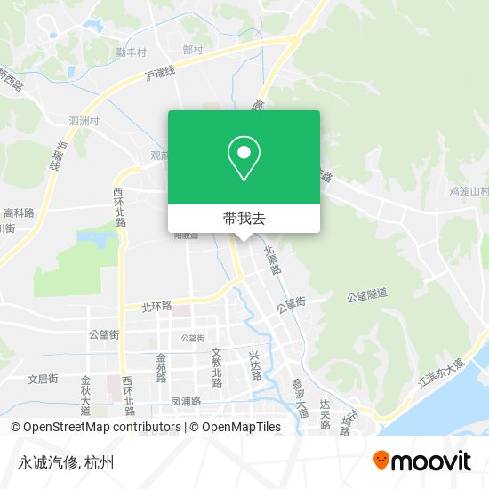 永诚汽修地图