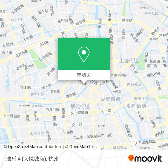 沸乐萌(大悦城店)地图