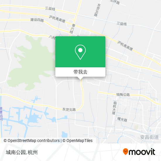城南公园地图