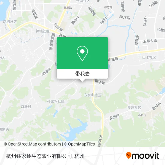 杭州钱家岭生态农业有限公司地图