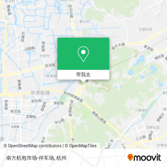 南方机电市场-停车场地图