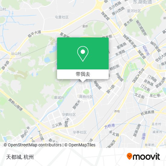 天都城地图