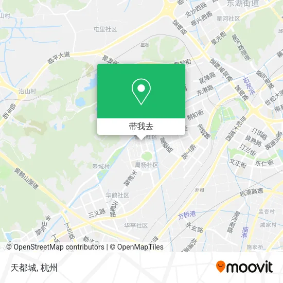 天都城地图