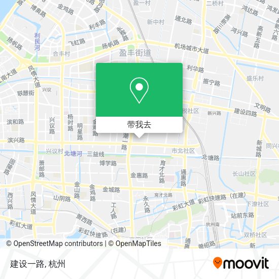 建设一路地图