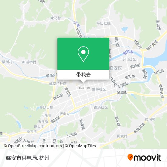 临安市供电局地图