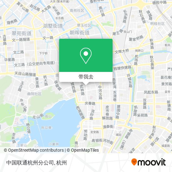中国联通杭州分公司地图