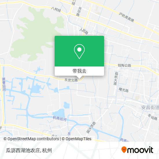 瓜沥西湖池农庄地图