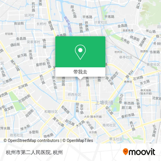 杭州市第二人民医院地图