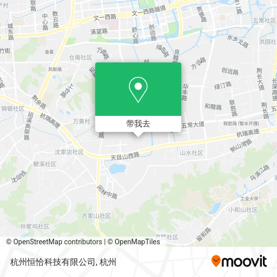 杭州恒恰科技有限公司地图