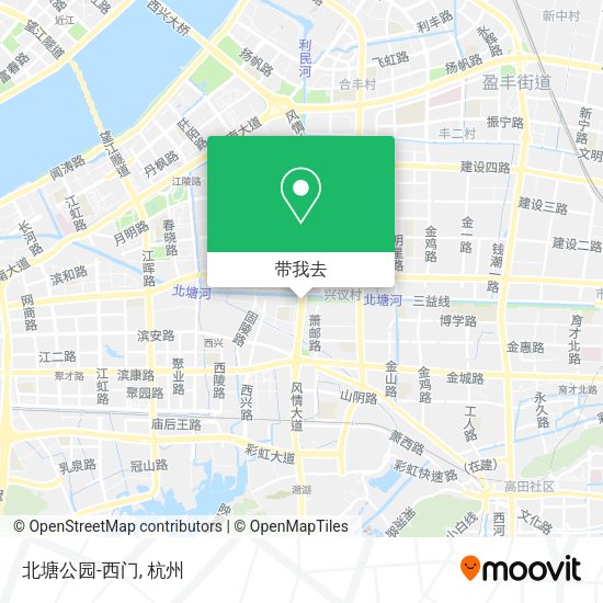 北塘公园-西门地图