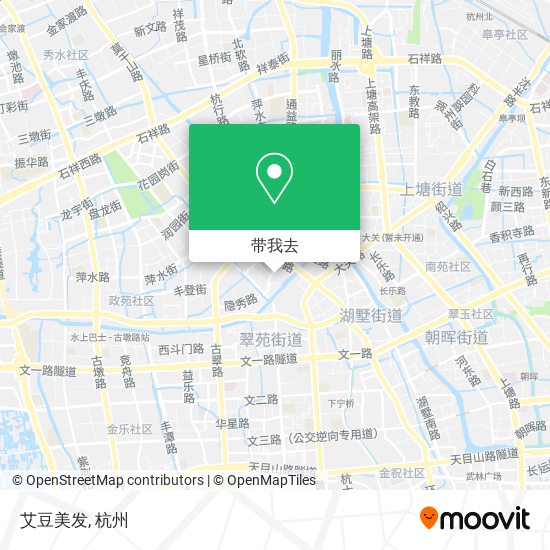 艾豆美发地图