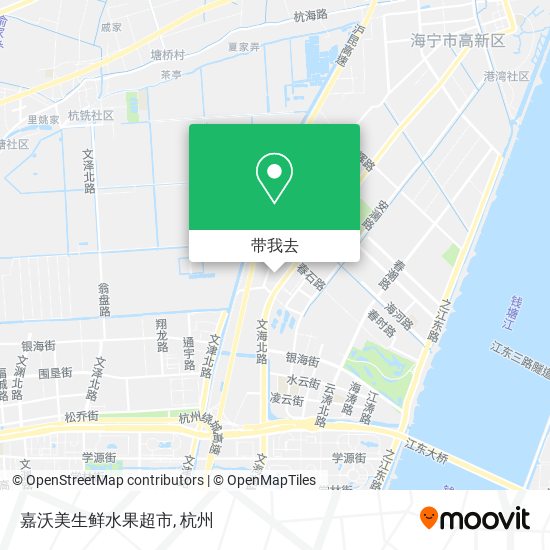 嘉沃美生鲜水果超市地图