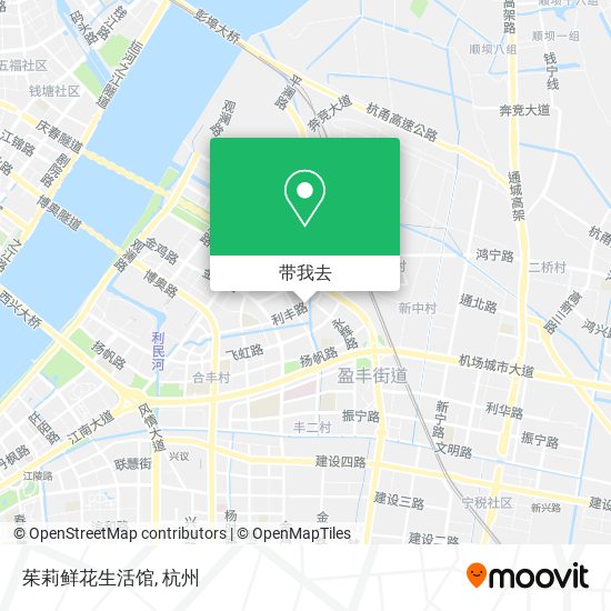 茱莉鲜花生活馆地图