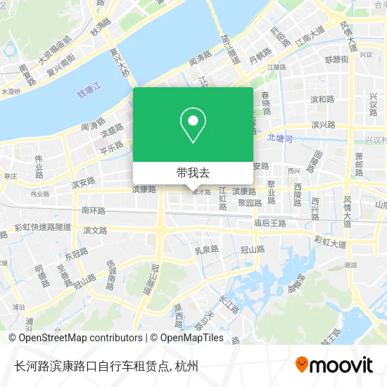 长河路滨康路口自行车租赁点地图