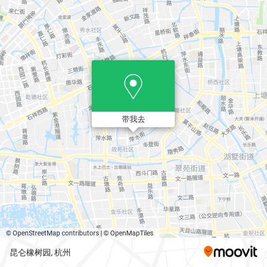昆仑橡树园地图