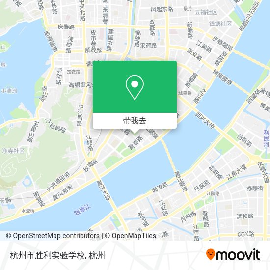 杭州市胜利实验学校地图