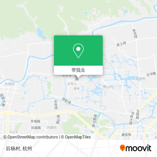 后杨村地图