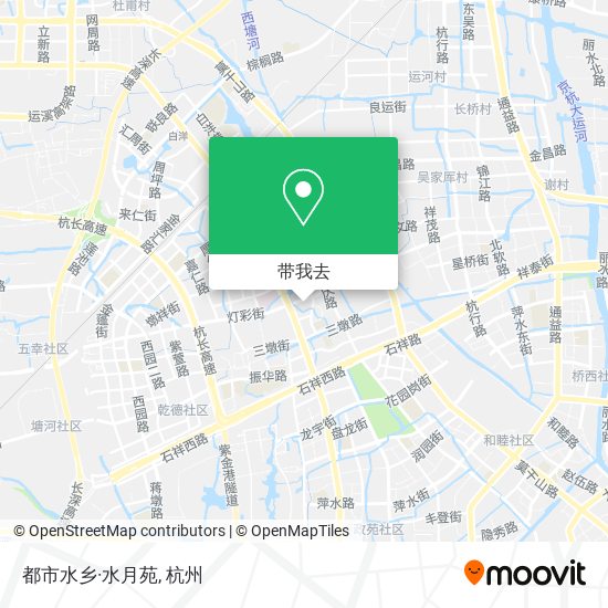 都市水乡·水月苑地图
