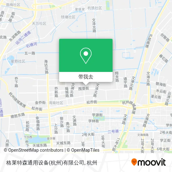 格莱特森通用设备(杭州)有限公司地图