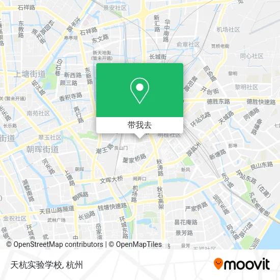 天杭实验学校地图