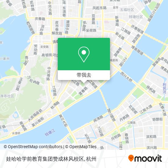 娃哈哈学前教育集团赞成林风校区地图