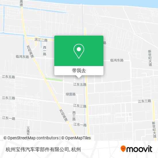 杭州宝伟汽车零部件有限公司地图