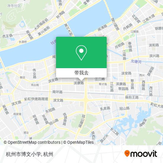 杭州市博文小学地图