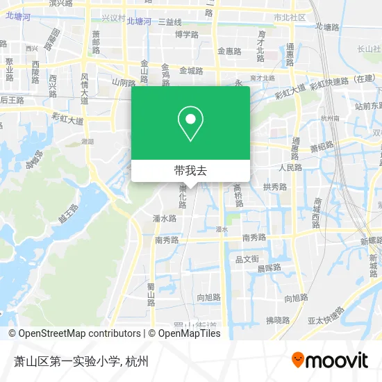 萧山区第一实验小学地图