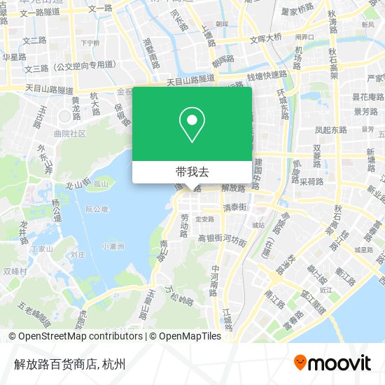 解放路百货商店地图