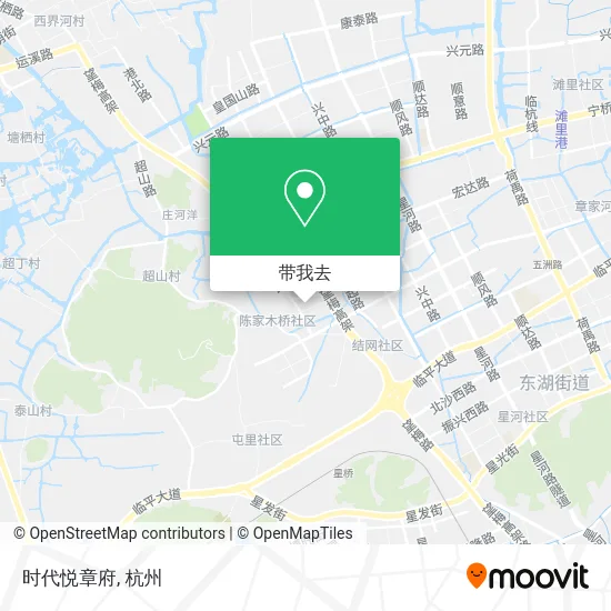 时代悦章府地图