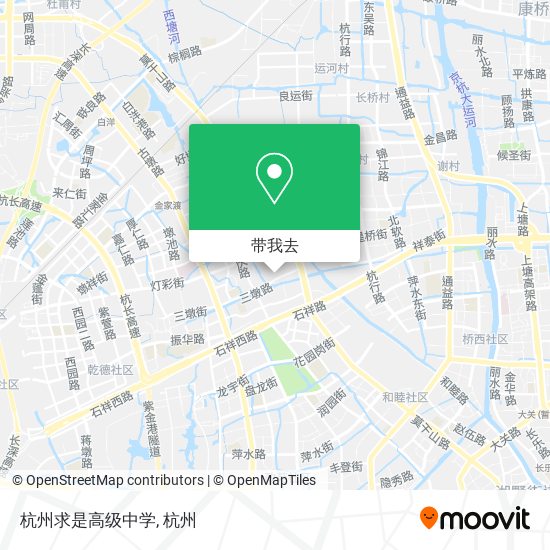 杭州求是高级中学地图