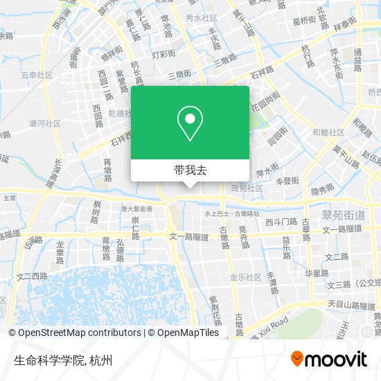 生命科学学院地图