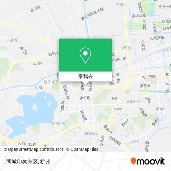 同城印象东区地图