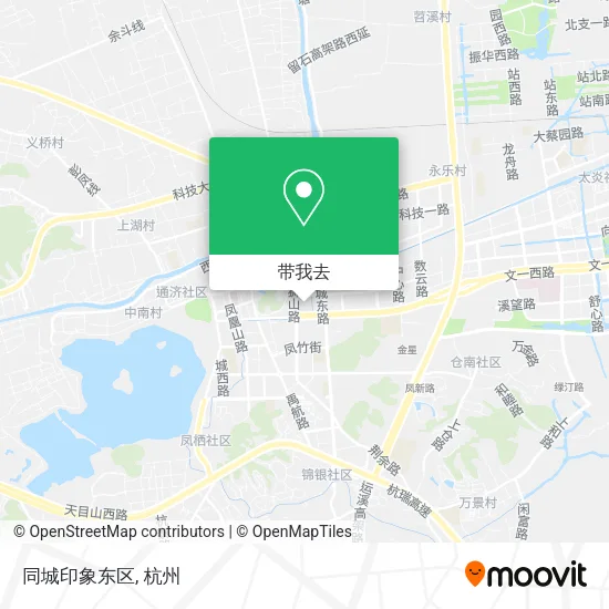 同城印象东区地图