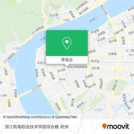 浙江机电职业技术学院综合楼地图
