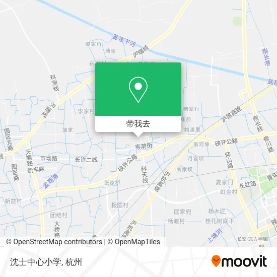 沈士中心小学地图