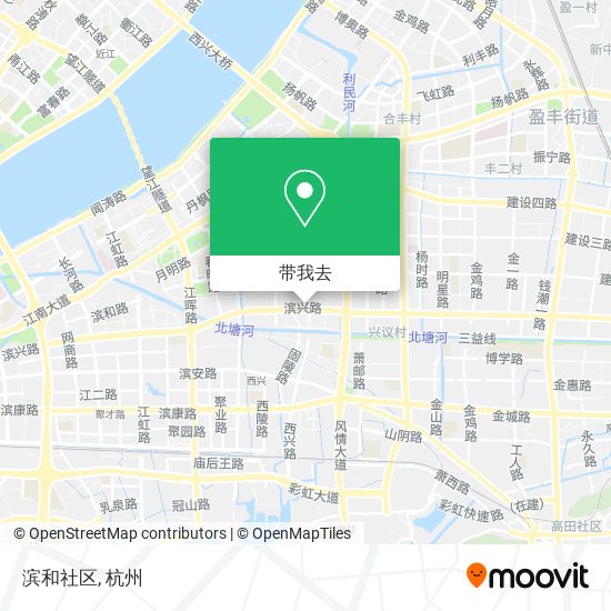 滨和社区地图