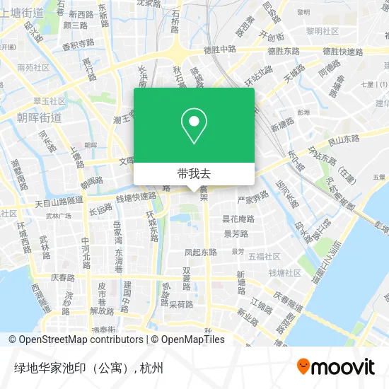 绿地华家池印（公寓）地图