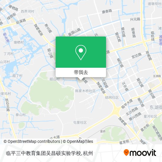 临平三中教育集团吴昌硕实验学校地图