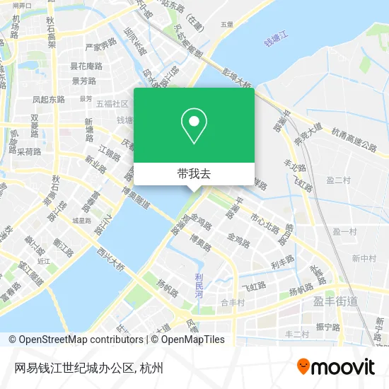 网易钱江世纪城办公区地图