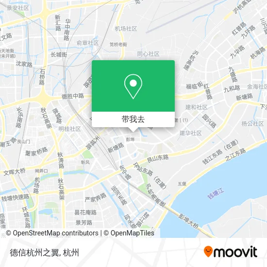 德信杭州之翼地图