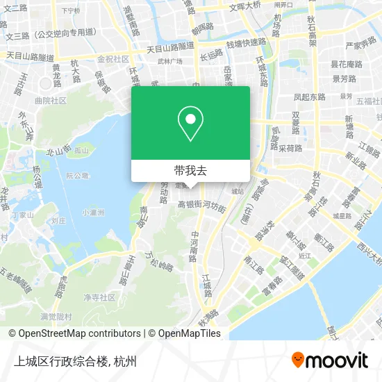 上城区行政综合楼地图