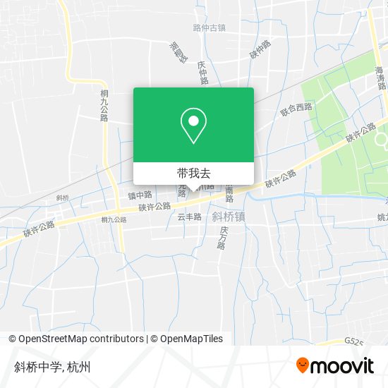 斜桥中学地图