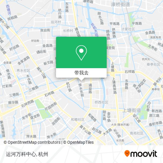 运河万科中心地图