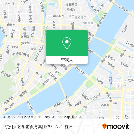 杭州天艺学前教育集团依江园区地图