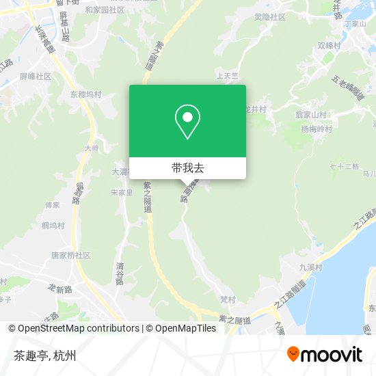 茶趣亭地图