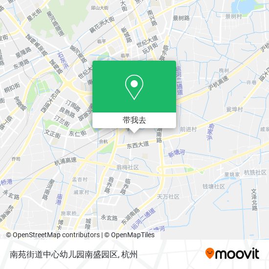 南苑街道中心幼儿园南盛园区地图