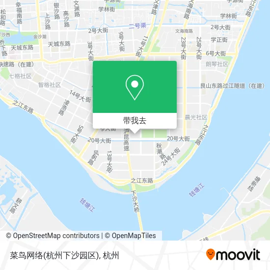菜鸟网络(杭州下沙园区)地图