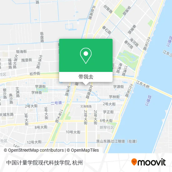 中国计量学院现代科技学院地图