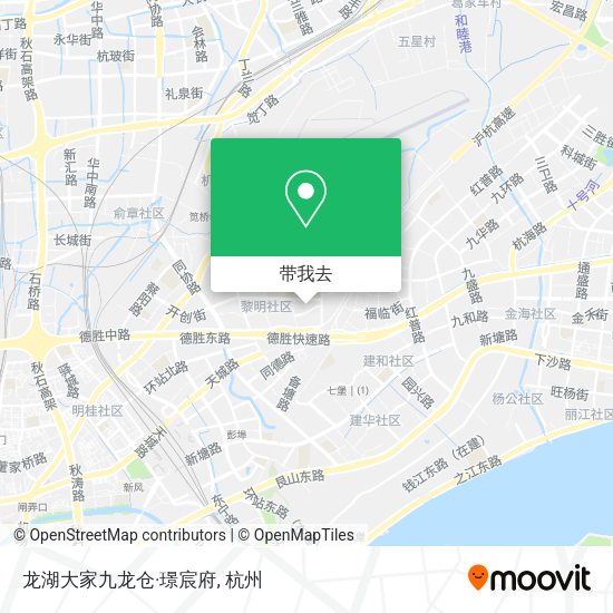 龙湖大家九龙仓·璟宸府地图